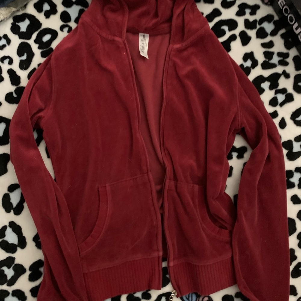 Women's Red Velvet Jacket